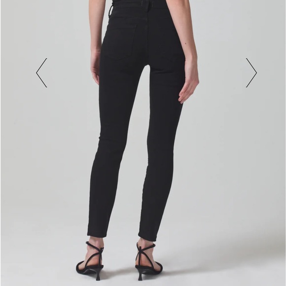 Citizens of Humanity - Rocket Midrise Skinny - Black - Size 29 - Picture 2 of 8